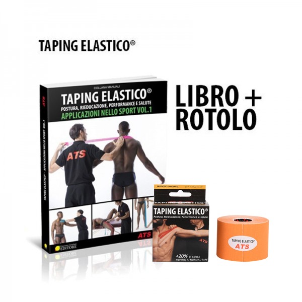 Taping Elastico Sport Libro + 1 Rotolo