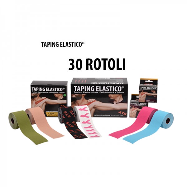 Promopack 30 Rotoli | Taping Elastico®