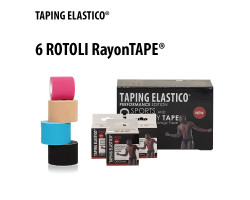 PromoPack 6 Rotoli RayonTape® - Taping Elastico®